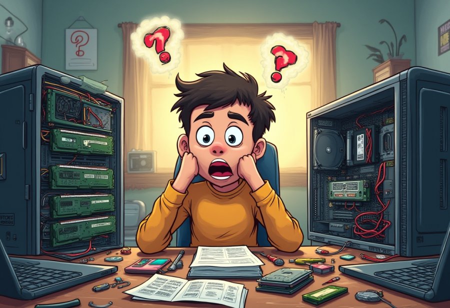 Master the chaos and humor of DIY computer upgrades